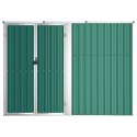 SZOPA OGRODOWA ZIELONA 225X89X161CM STAL GALWANIZOWANA