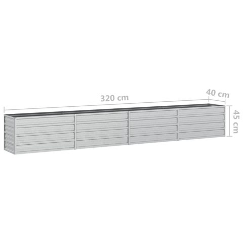 DONICA DO PODWYŻSZONEJ RABATY 320X40X45CM STAL