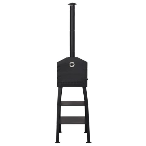 PIEC DO PIZZY NA WĘGIEL DRZEWNY Z 2 KAMIENIAMI SZAMOTOWYMI