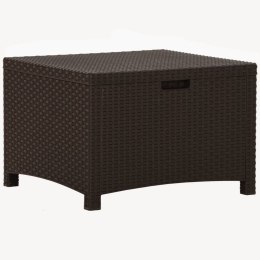 SKRZYNIA OGRODOWA 60X54X41CM BRĄZOWA RATTAN PP