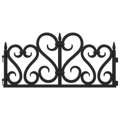 OBRZEŻA TRAWNIKOWE 17 SZT CZARNE 10M PP