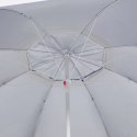 PARASOL PLAŻOWY ZE ŚCIANKAMI BOCZNYMI NIEBIESKI 215CM