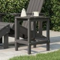 STOLIK OGRODOWY ADIRONDACK ANTRACYTOWY 38X38X46CM HDPE