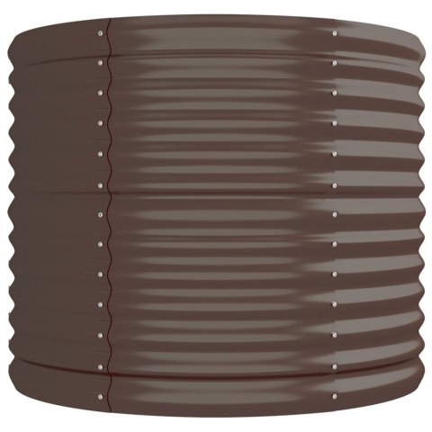 DONICA OGRODOWA ZE STALI 296X80X68CM BRĄZ