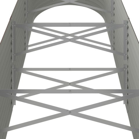 DONICA OGRODOWA ZE STALI 296X80X68CM BRĄZ