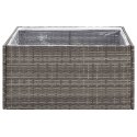 DONICA OGRODOWA SZARA 80X80X40CM RATTAN PE