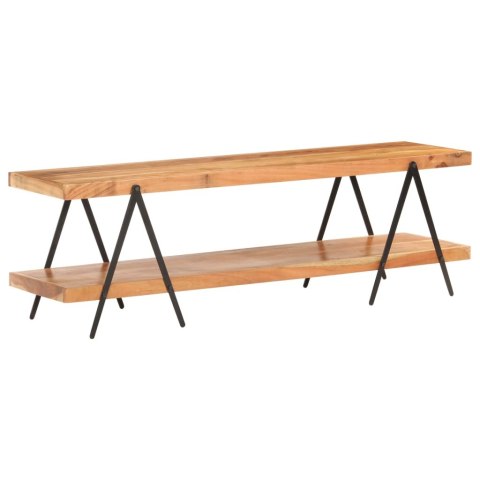 SZAFKA POD TV 160X40X50CM DREWNO AKACJOWE