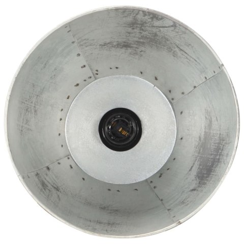 LAMPY PODŁOGOWE 3 SZT. SREBRNE E27 LITE DREWNO MANGO