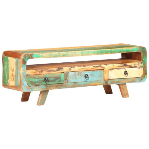 SZAFKA POD TELEWIZOR 117X30X41CM DREWNO Z ODZYSKU