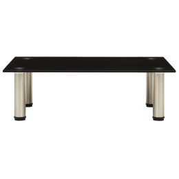 STOJAK POD TV CZARNY 60X35X17CM SZKŁO HARTOWANE
