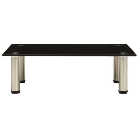 STOJAK POD TV CZARNY 60X35X17CM SZKŁO HARTOWANE