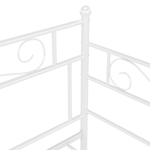 RAMA SOFY BIAŁA METALOWA 90X200CM