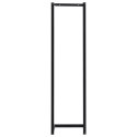 STOJAK NA RĘCZNIK CZARNY 25X20X95CM ŻELAZNY