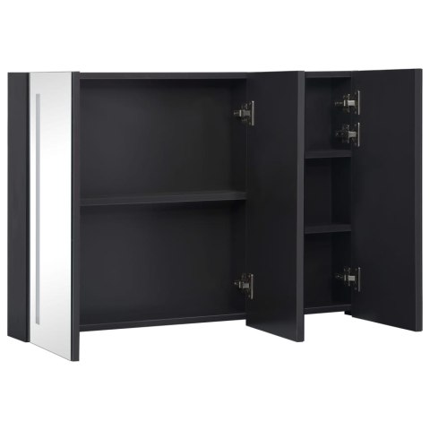 SZAFKA ŁAZIENKOWA Z LUSTREM I LED 89X14X62CM