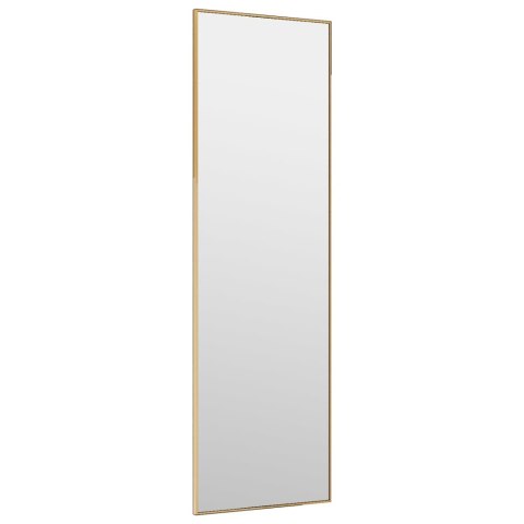 LUSTRO NA DRZWI ZŁOTE 30X100CM SZKŁO I ALUMINIUM