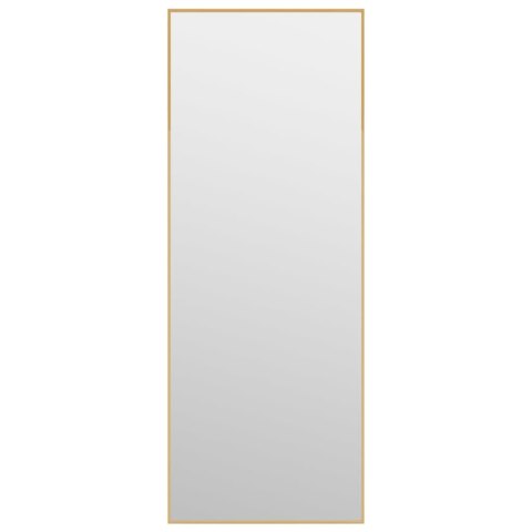 LUSTRO NA DRZWI ZŁOTE 30X80CM SZKŁO I ALUMINIUM