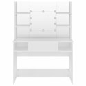 STOLIK DO MAKIJAŻU Z OŚWIETLENIEM LED 100X40X135CM BIAŁY