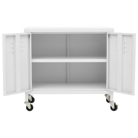 SZAFKA BIAŁA 60X35X49CM STALOWA