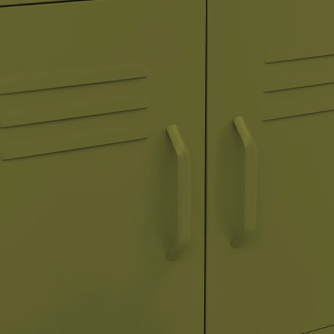 SZAFKA OLIWKOWOZIELONA 60X35X49CM STALOWA