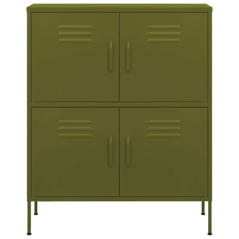 SZAFKA OLIWKOWOZIELONA 80X35X101 5CM STALOWA