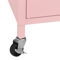 SZAFKA RÓŻOWA 60X35X49CM STALOWA