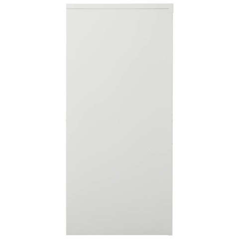 SZAFKA Z DRZWIAMI PRZESUWNYMI JASNOSZARA 90X40X90CM STALOWA