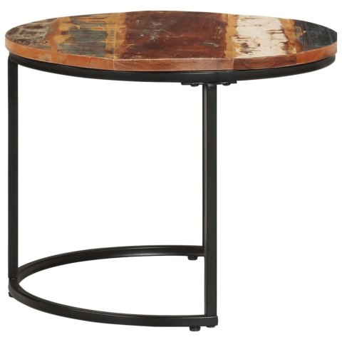 STOLIKI WSUWANE POD SIEBIE 3 SZT. LITE DREWNO ODZYSKANE