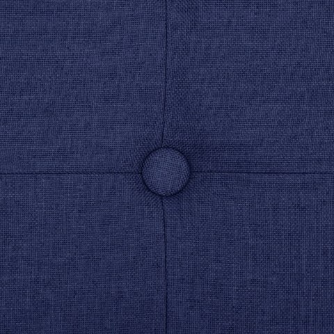 SKŁADANA ŁAWKA ZE SCHOWKIEM NIEBIESKA LEN