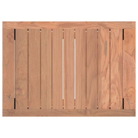 ŁAWKA ŁAZIENKOWA 50X35X45CM DREWNO TEKOWE