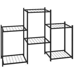 KWIETNIK 83X25X60CM CZARNY ŻELAZNY
