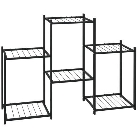 KWIETNIK 83X25X60CM CZARNY ŻELAZNY