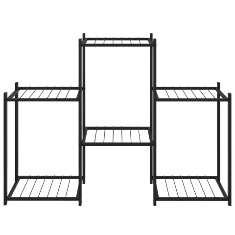 KWIETNIK 83X25X60CM CZARNY ŻELAZNY