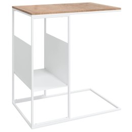 STOLIK BOCZNY BIAŁY 55X36X59,5CM