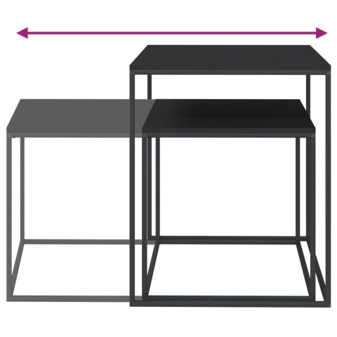 ZESTAW STOLIKÓW 2 SZT I METAL