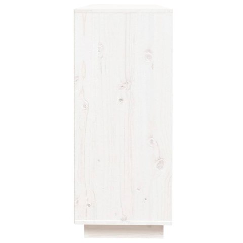 SZAFKA BIAŁA 110,5X35X80CM DREWNO SOSNOWE