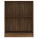 SZAFKA NA KSIĄŻKI BRĄZOWY DĄB 60X24X74,5CM