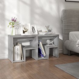 SZAFKI NOCNE 2 SZT. SZARY DĄB SONOMA 40X30X40CM