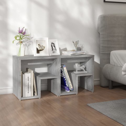 SZAFKI NOCNE 2 SZT. SZARY DĄB SONOMA 40X30X40CM