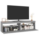 SZAFKI POD TV Z LED 2 SZT. SZARY DĄB SONOMA 75X35X40CM