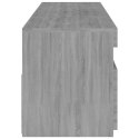 SZAFKI POD TV Z LED 2 SZT. SZARY DĄB SONOMA 75X35X40CM
