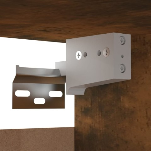 WISZĄCA SZAFKA TELEWIZYJNA PRZYDYMIONY DĄB 30,5X30X30CM