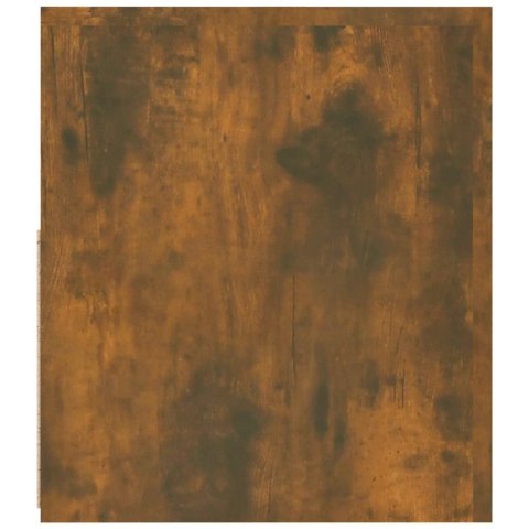 SZAFKA POD TV Z OŚWIETLENIEM LED PRZYDYMIONY DĄB 120X35X40CM