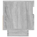 SZAFKA POD TV Z OŚWIETLENIEM LED SZARY DĄB SONOMA 80X35X40CM
