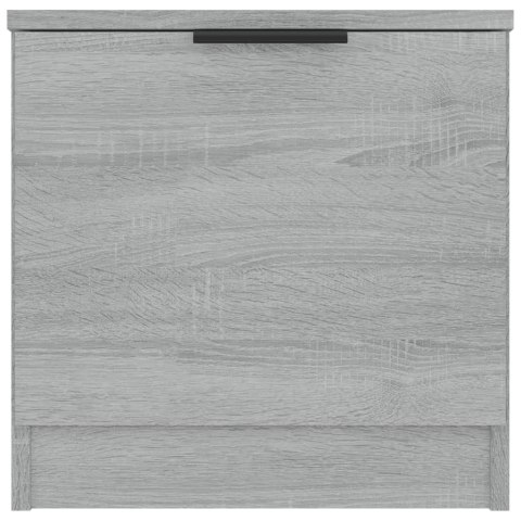 SZAFKI NOCNE 2 SZT. SZARY DĄB SONOMA 40X39X40CM