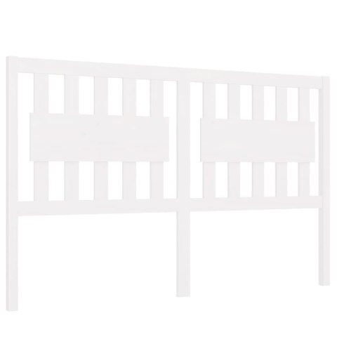 WEZGŁOWIE ŁÓŻKA BIAŁE 165,5X4X100CM DREWNO