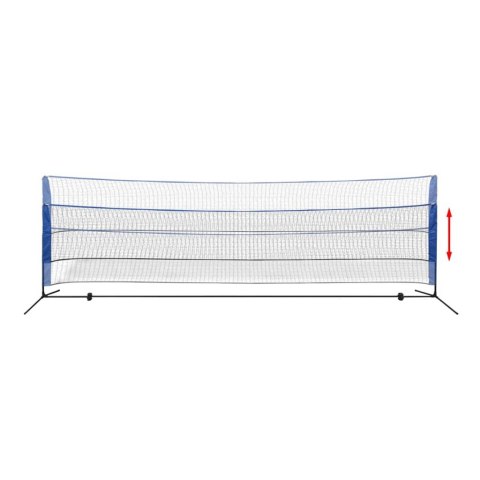 SIATKA DO BADMINTONA LOTKI 500X155CM