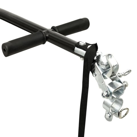 PRZYCZEPA ROWEROWA TRANSPORTOWA 155X60X83CM STALOWA CZARNA