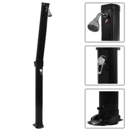 SKŁADANY PRYSZNIC SOLARNY CZARNY 214CM 23 L