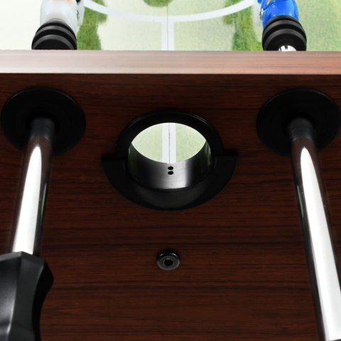 STÓŁ DO GRY W PIŁKARZYKI STAL 60KG 140X74,5X87,5CM BRĄZOWY