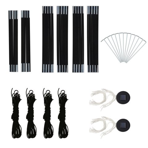 NAMIOT IMPREZOWY Z LED I 4 ŚCIANKAMI 3,6X3,6X2,3M MORO